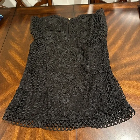 Ted Baker Zania Lace Tee size 0 like new - Picture 9 of 14